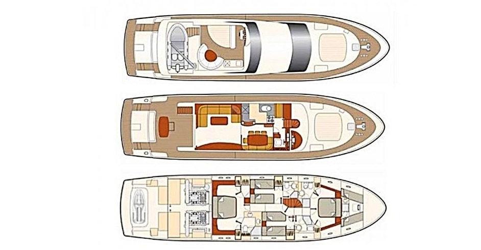 cabine crociera yacht sardegna