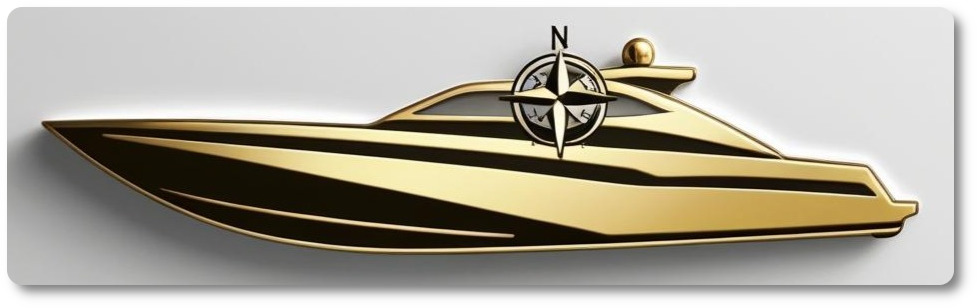 Logo barca da crociera yacht
